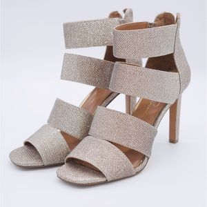 JESSICA SIMPSON | HEELS | GOLD | 7.5 |